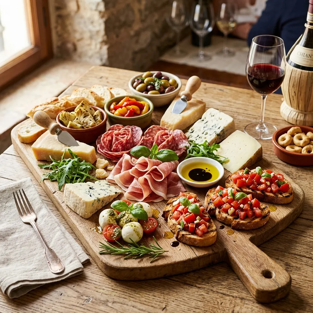 Italienische Antipasti-Platte
